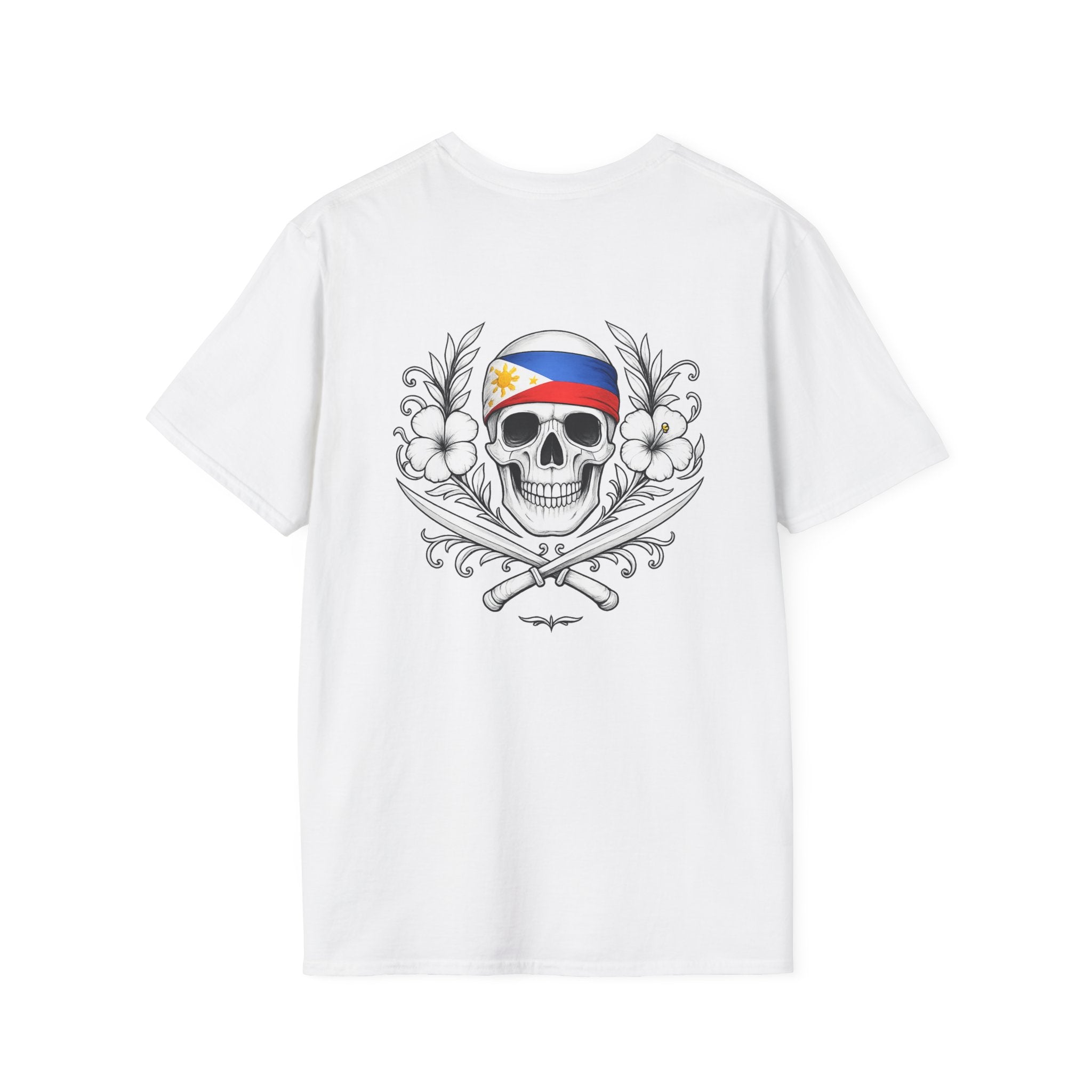 Philippines Flag Skull T-Shirt | Filipino Heritage Streetwear | Sinawali