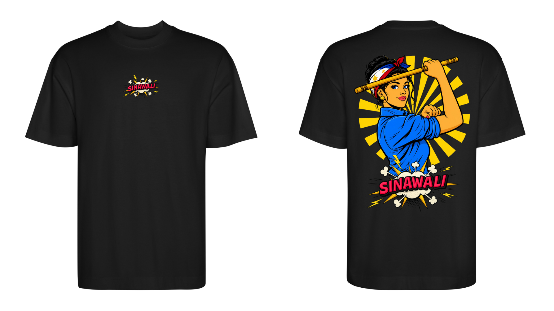 SINAWALI Pop Art Tee 2.0 | Kali Lifestyle | Filipino Martial Arts
