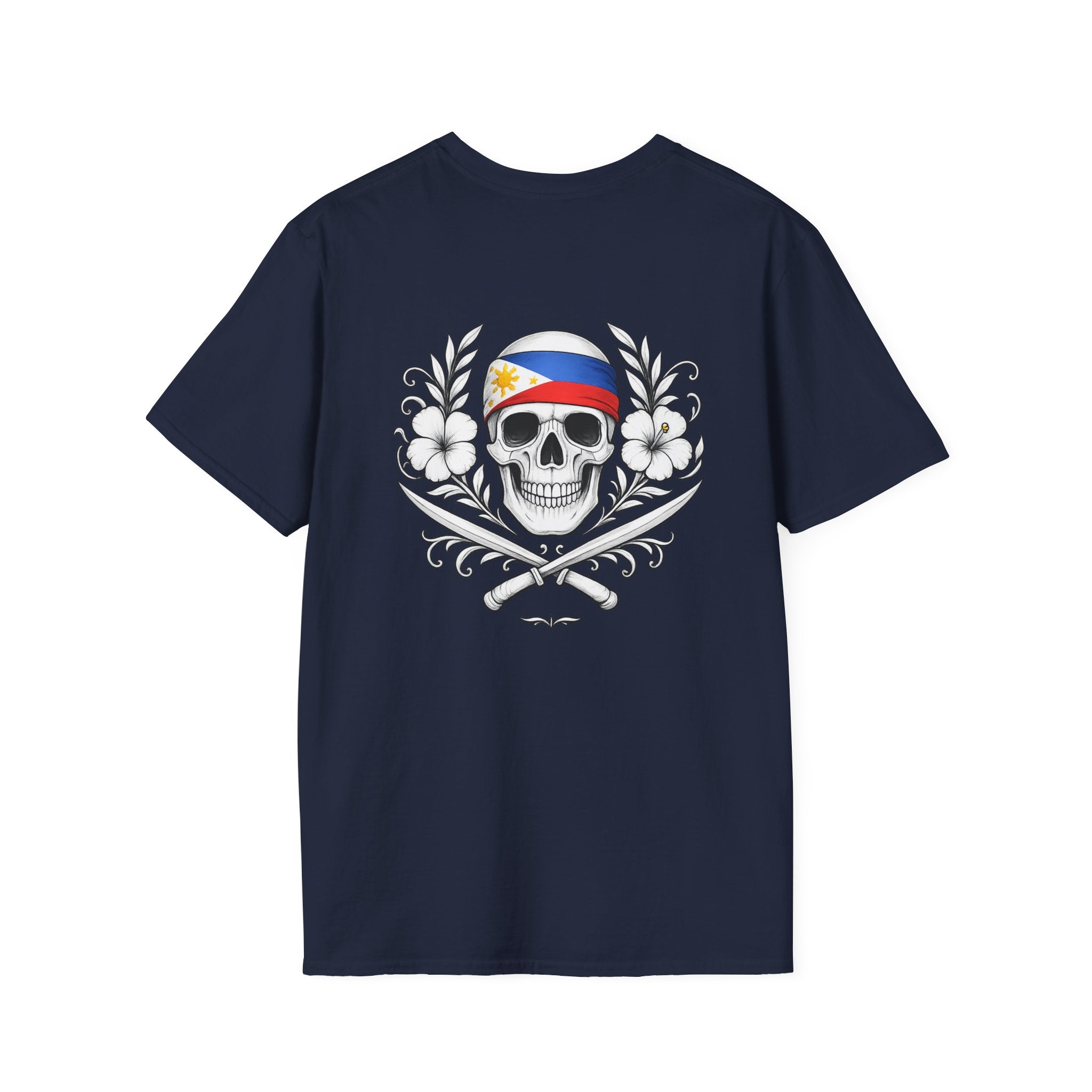 Philippines Flag Skull T-Shirt | Filipino Heritage Streetwear | Sinawali