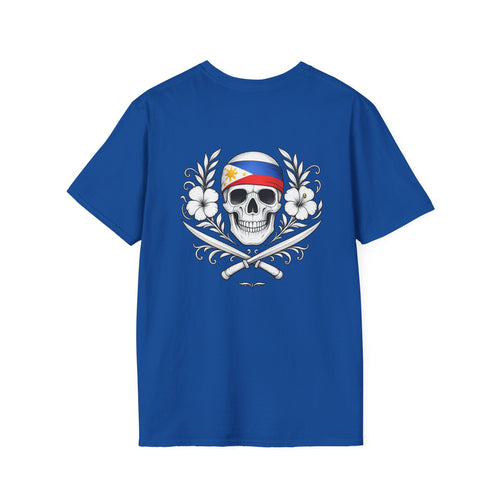 Philippines Flag Skull T-Shirt | Filipino Heritage Streetwear | Sinawali