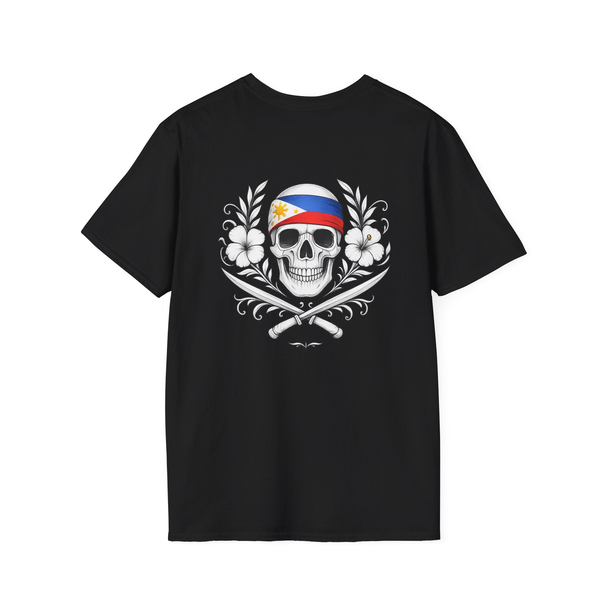 Philippines Flag Skull T-Shirt | Filipino Heritage Streetwear | Sinawali
