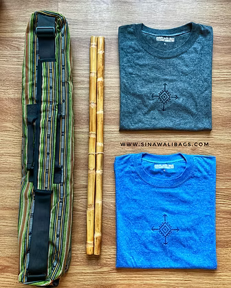 Sinawali Stickbag | SAGADA Emerald Green | Full weave
