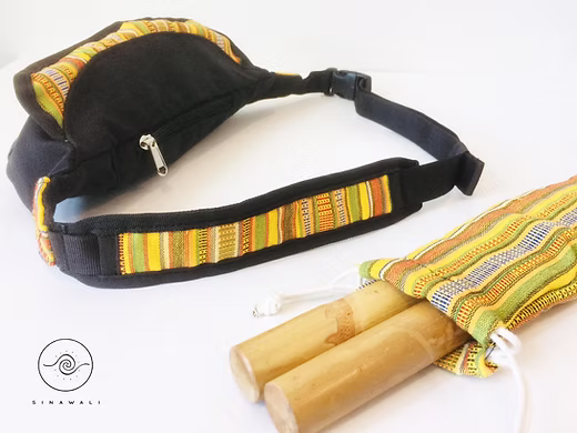 Sinawali CROSSBODY stickbag | Yakan Black