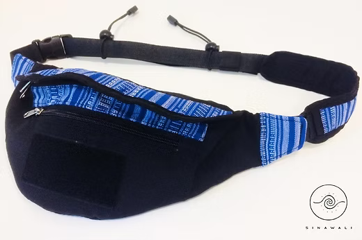 Sinawali CROSSBODY stickbag | Yakan ROYAL BLUE