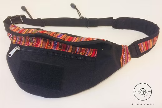 Sinawali CROSSBODY stickbag | Yakan MULTI RED