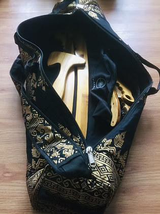 Sinawali Stickbag | KALIMANTAN Black Gold - Large