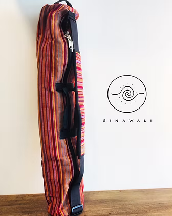 Sinawalibags Stick Bag | Yakan MultiRed | Full Weave | Filipino Martial Arts