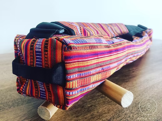 Sinawalibags Stick Bag | Yakan MultiRed | Full Weave | Filipino Martial Arts