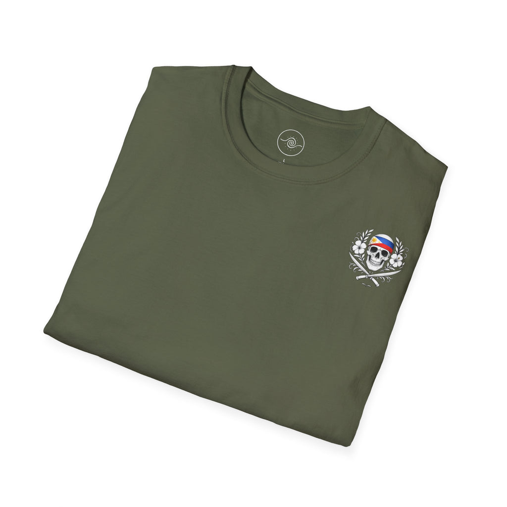 Philippines Flag Skull T-Shirt | Filipino Heritage Streetwear | Sinawali