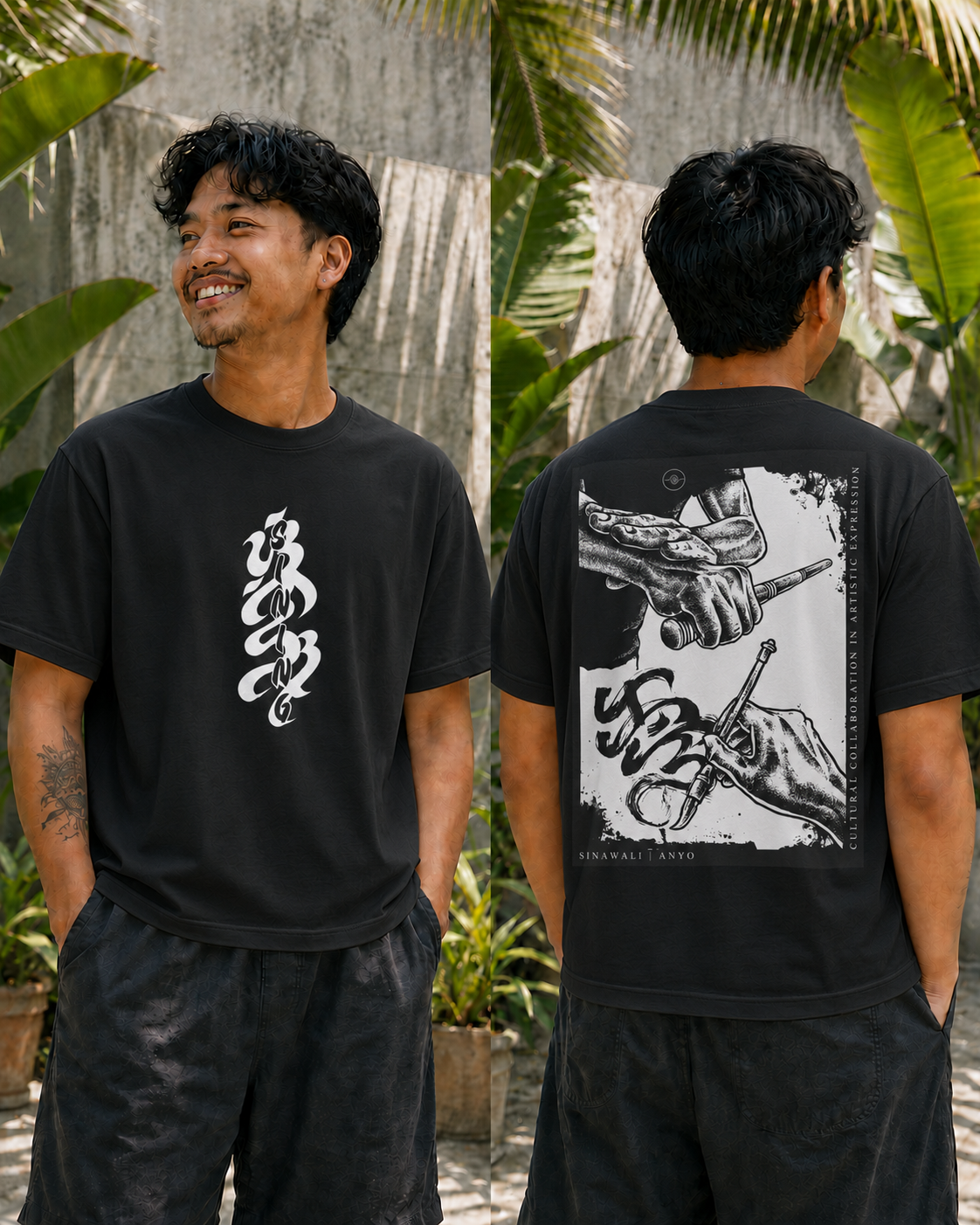 SINAWALI x ANYO 'Baybayin' T-Shirt