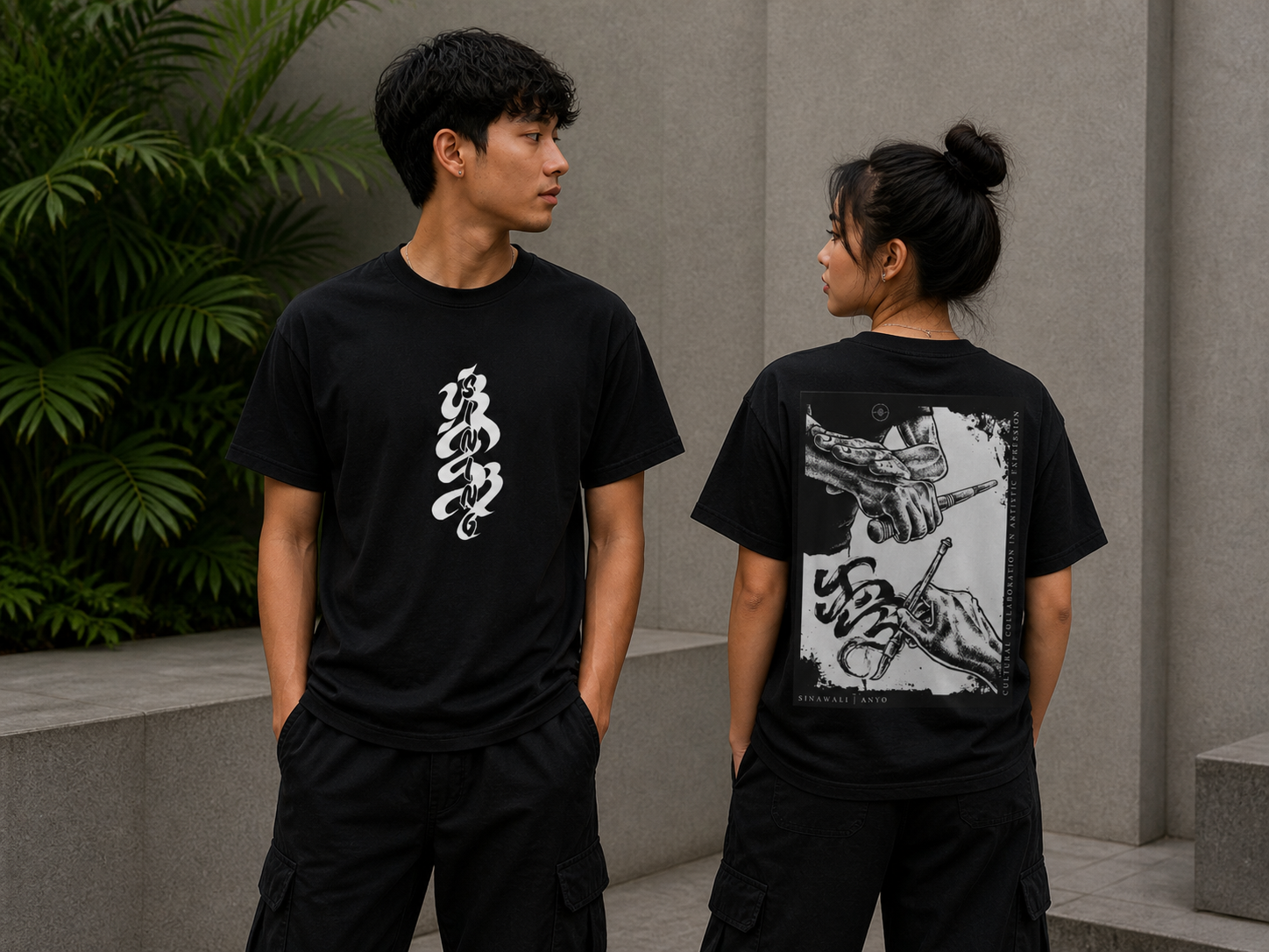 SINAWALI x ANYO T-Shirt | Baybayin | Filipino Martial Arts Lifestyle