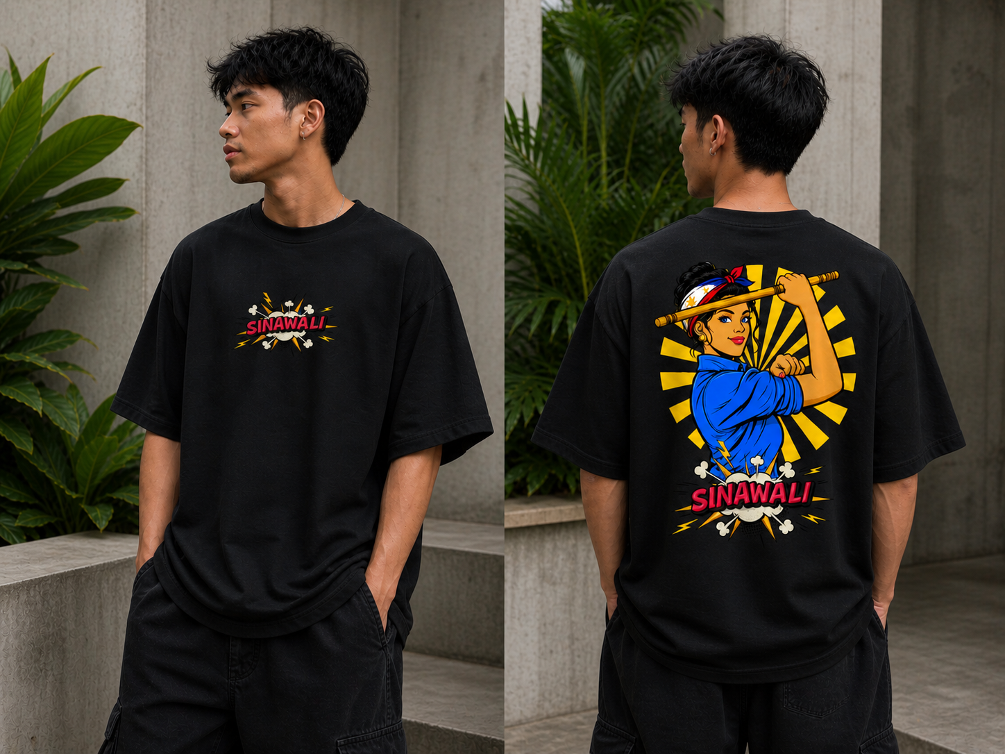SINAWALI Pop Art Tee 2.0 | Kali Lifestyle | Filipino Martial Arts
